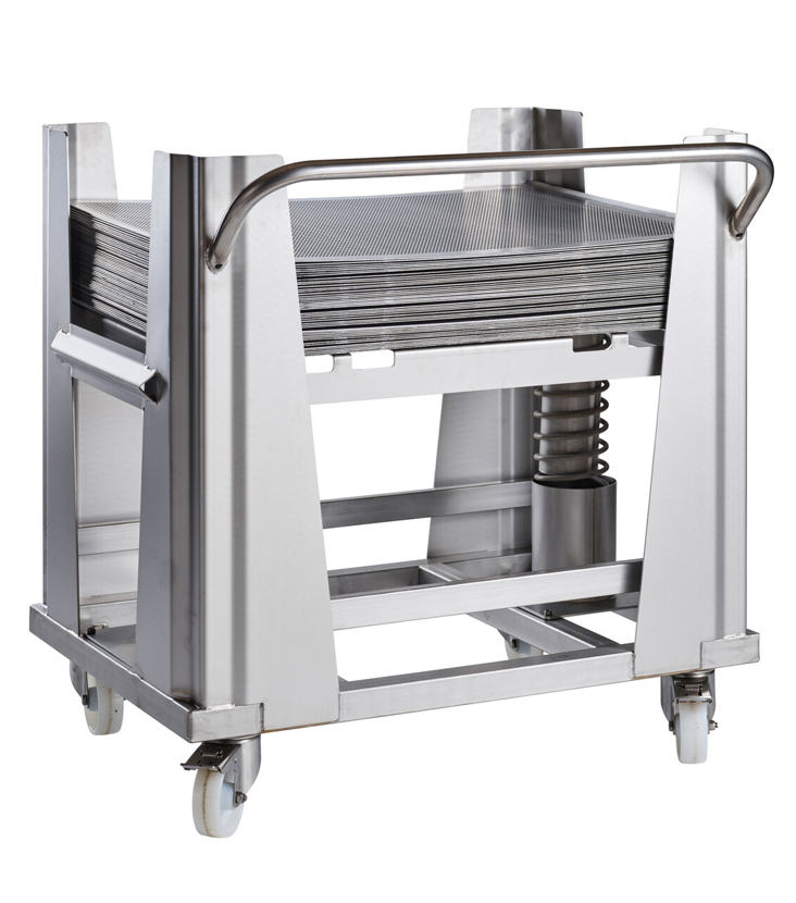 JEROS har forskellige typer pladevogne for optimal drift og produktions-flow.