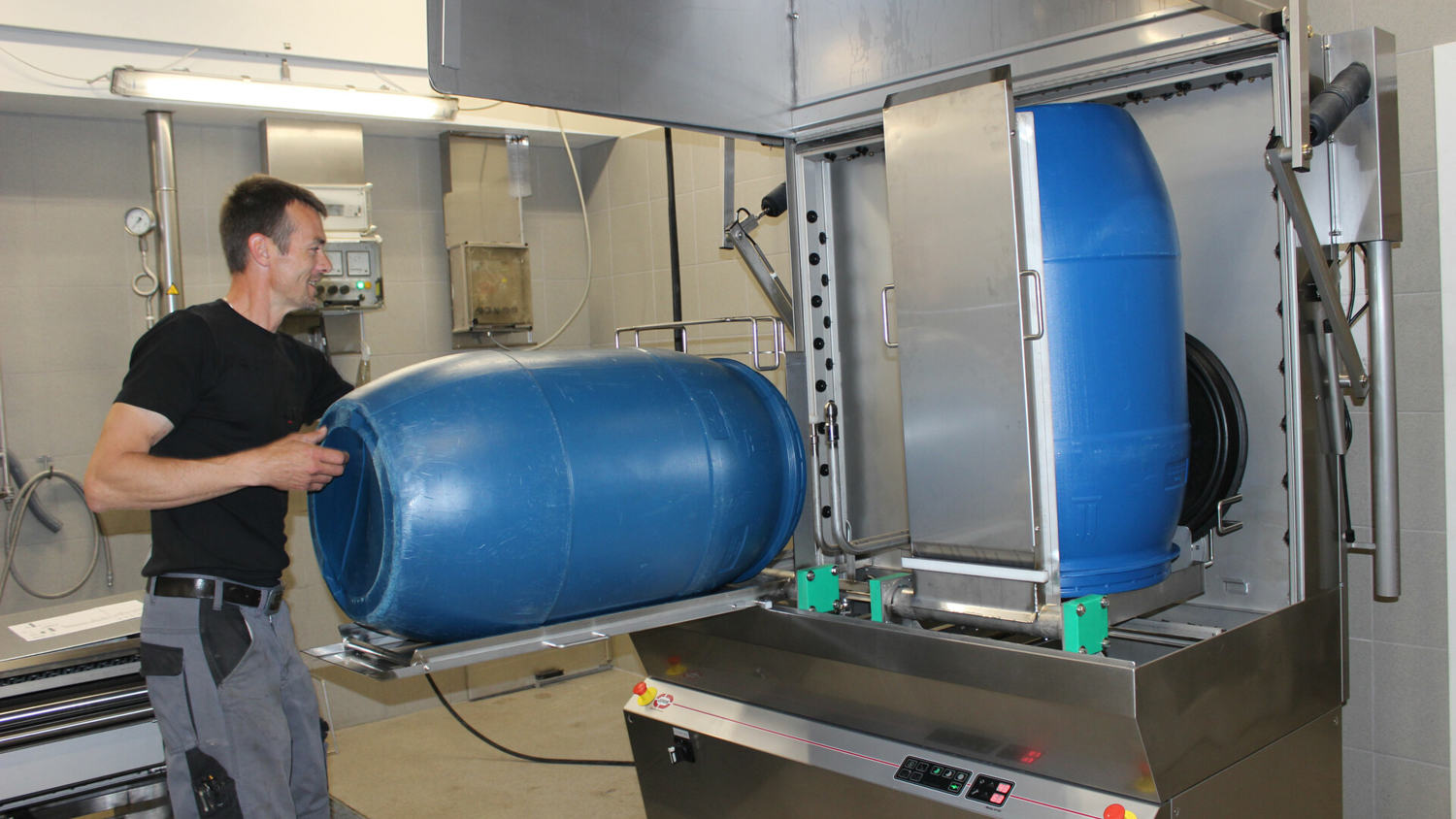 Tøndevasker til vask og desinficering af tønder