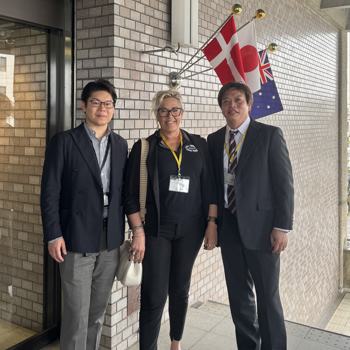 Kazuaki Takamori, Marketing Manager at ISHIDA, Evita Rosdahl & Fumihiko Mura Morimura.