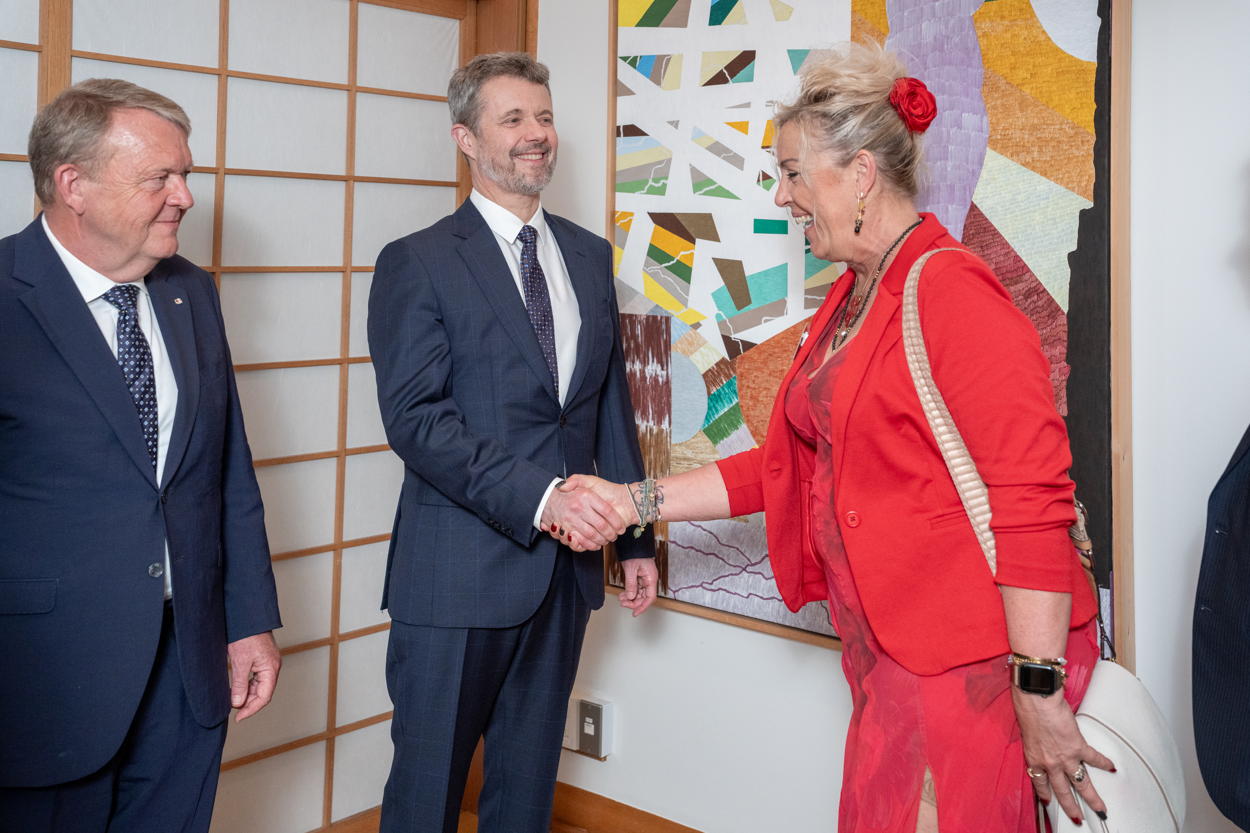 H.M. King Frederik of Denmark & Evita Rosdahl.