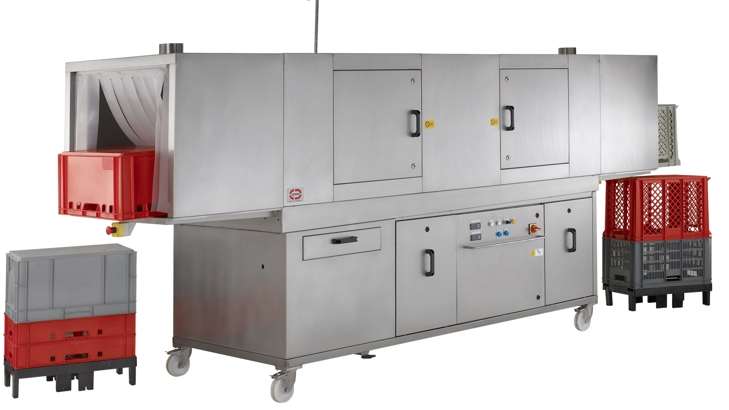 JEROS tunnel washer. High capacity. Heavy-duty. Engineered for industrial performance
