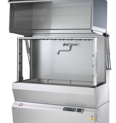 Einzigartiger Spülrahmen gewährleistet optimale Hygiene